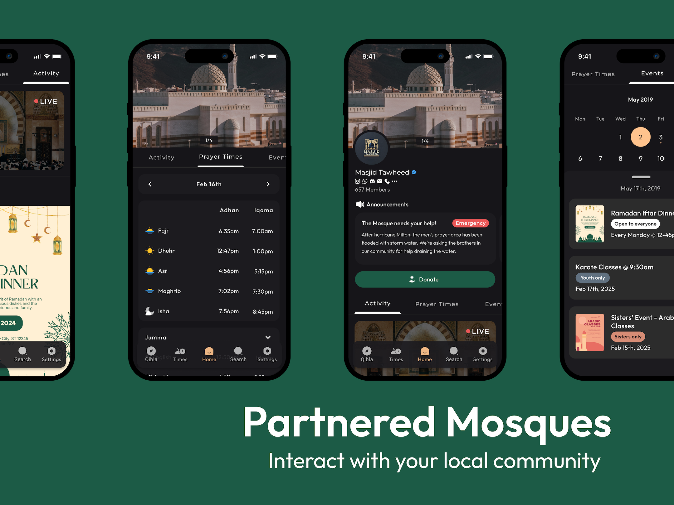 Partnered Mosques